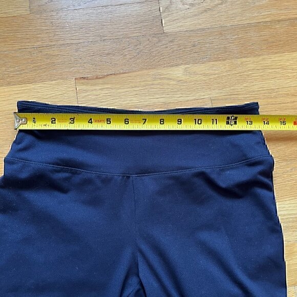 T by Talbots ON THE MOVE ANKLE LEGGINGS - Navy/White CHEVRON  S Zipper pocket - Picture 4 of 10